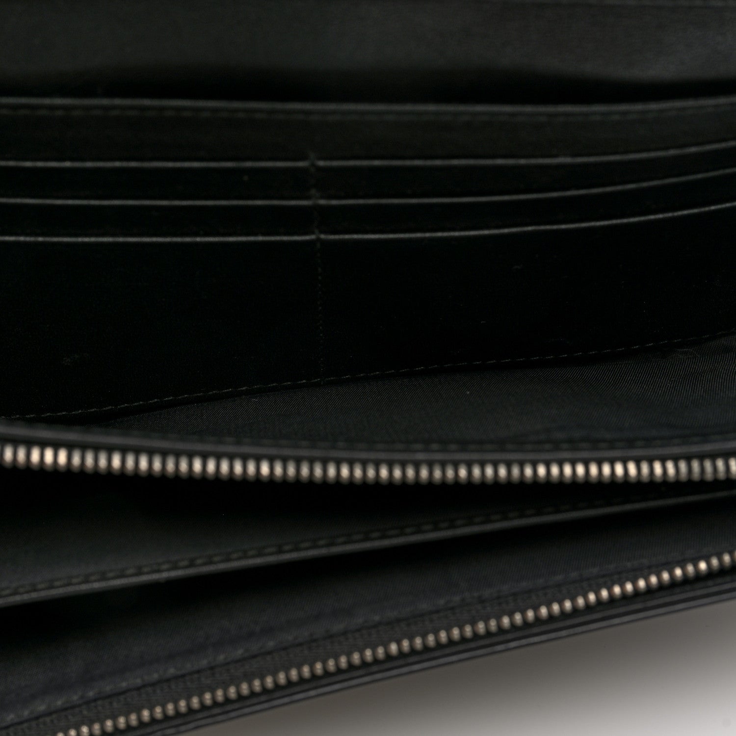 Christian Dior Patent Cannage Miss Dior Chain Wallet Black 5 of 10