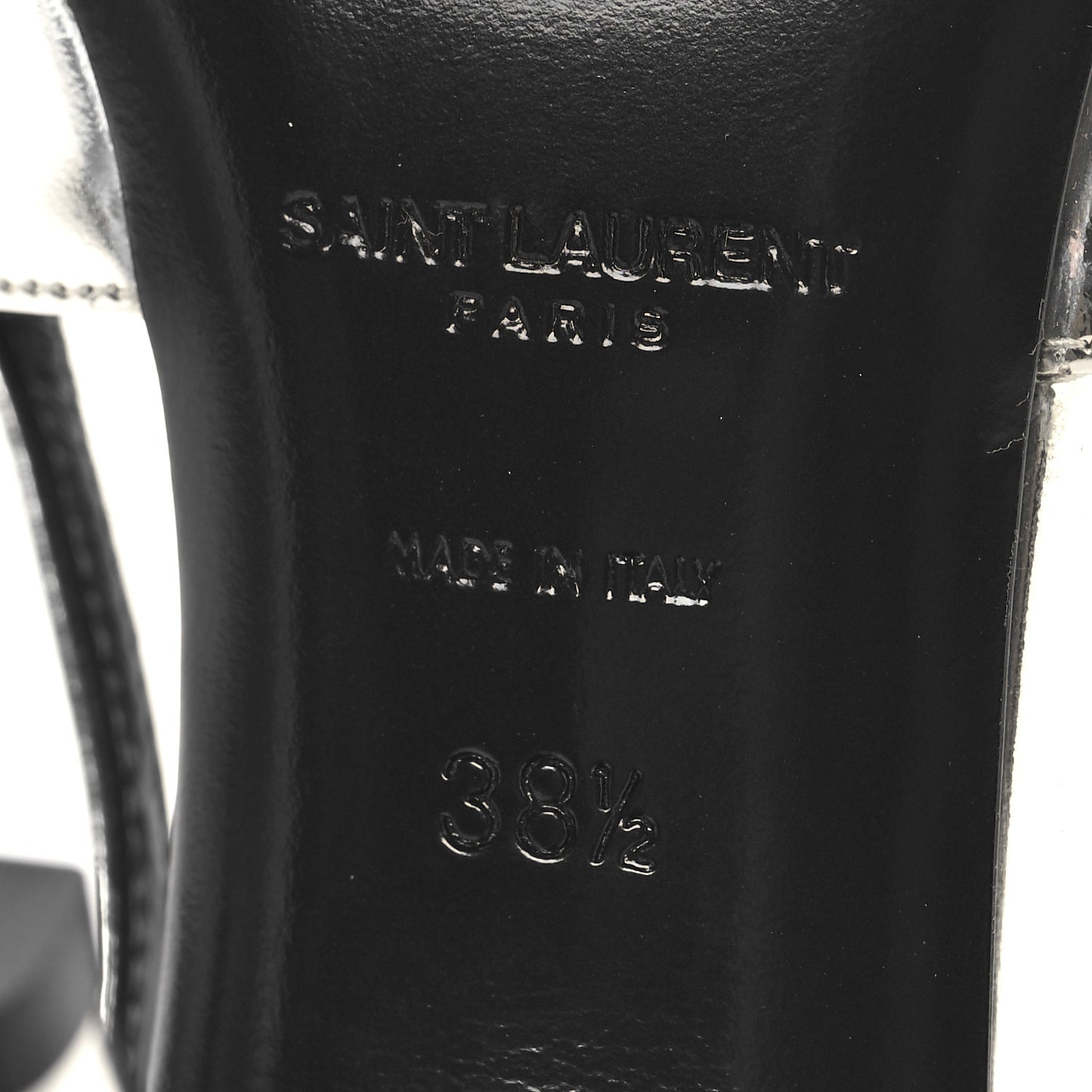 Patent Tom 90 Dream Slingback Pumps 38.5 Argento