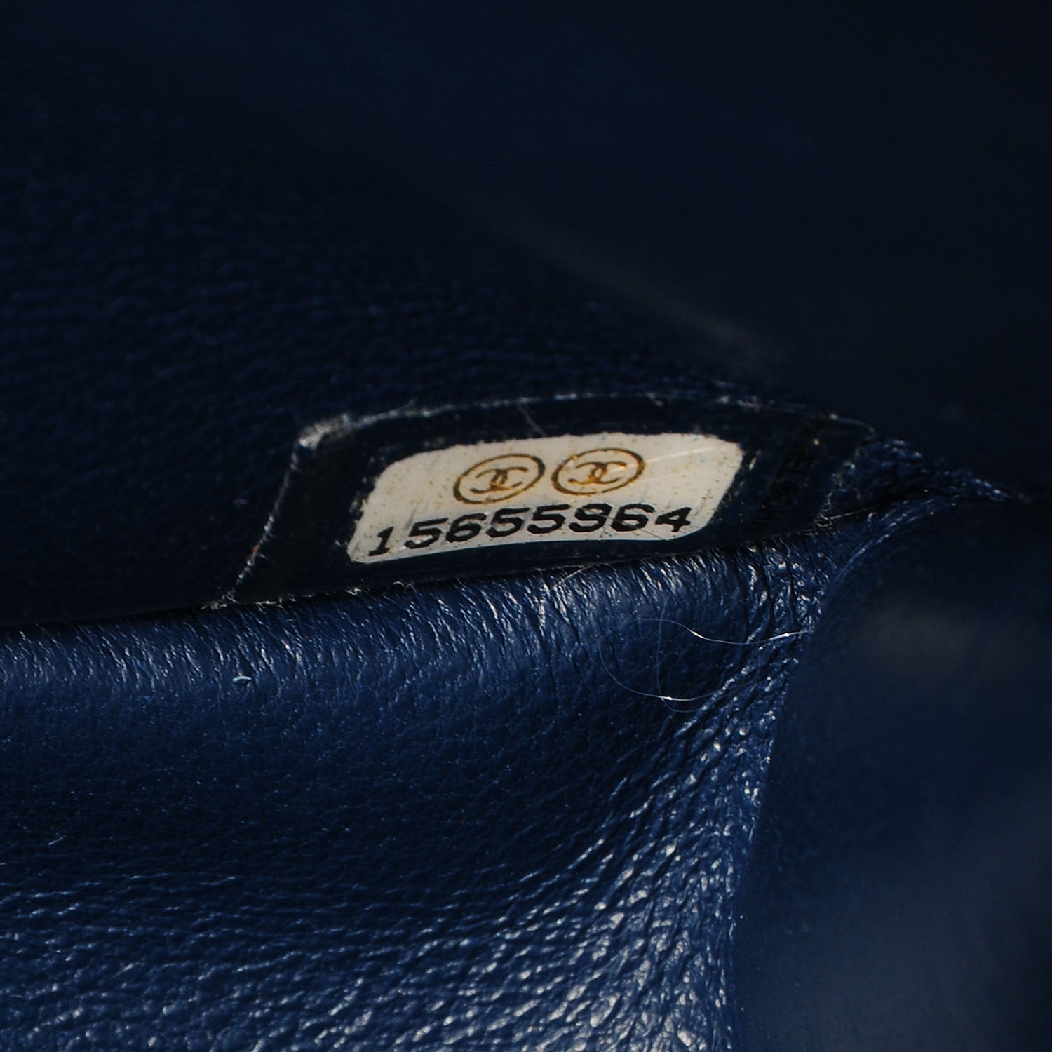 Chanel Caviar Quilted Jumbo Double Flap Navy Blue 10 of 10