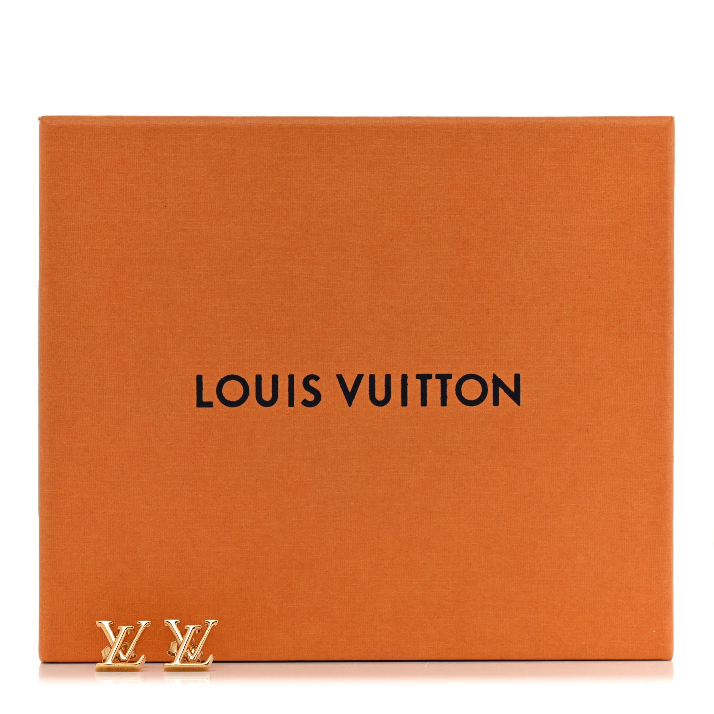 Metal LV Iconic Earrings Gold