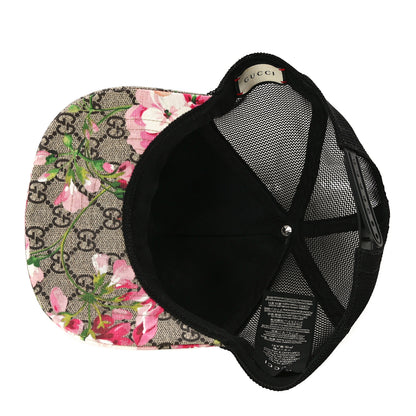 Gucci GG Supreme Monogram Blooms Baseball Hat XL Beige Multicolor 5 of 7