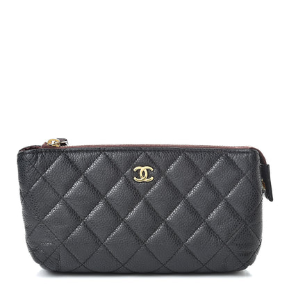 Chanel Caviar Cosmetic Case Black 1 of 6