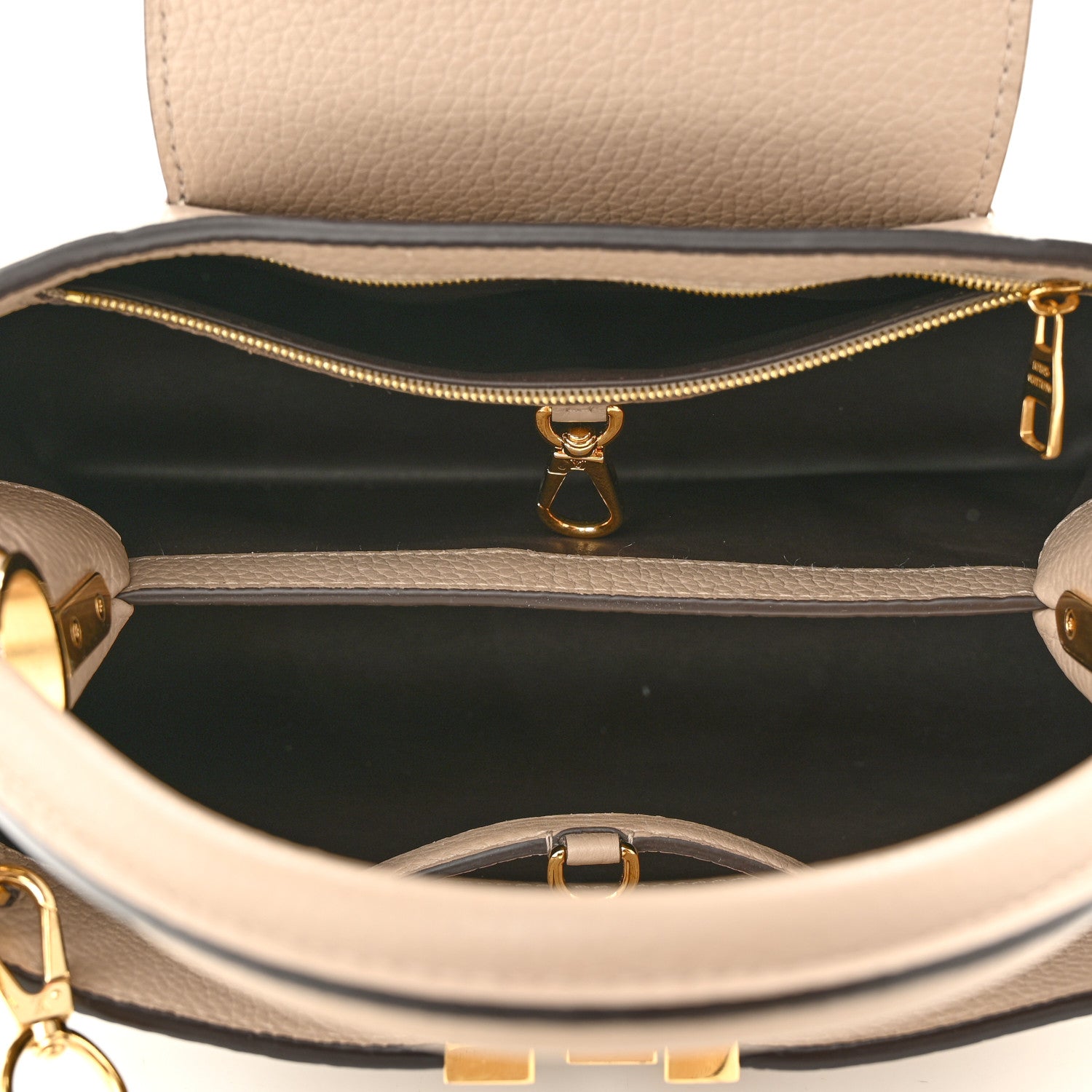 Louis Vuitton Taurillon Capucines MM Galet 4 of 8