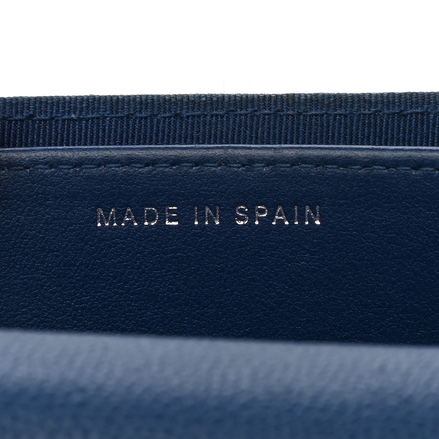 Chanel Caviar Quilted Flap Card Holder Wallet Navy 7 of 12