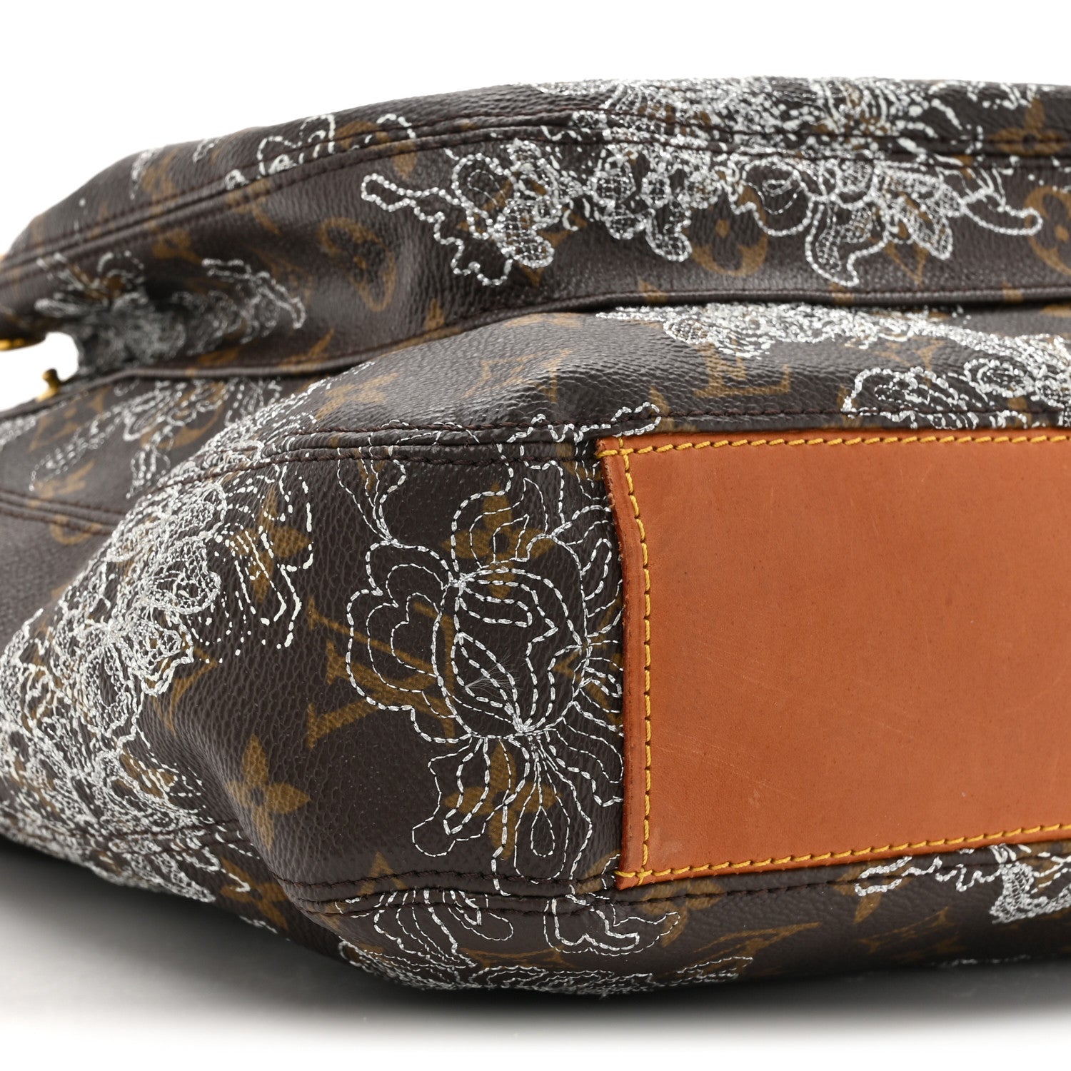 Louis Vuitton Monogram Dentelle Fersen Silver 10 of 12