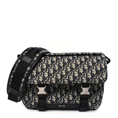 Christian Dior Homme Oblique Explorer Messenger  Blue 1 of 10