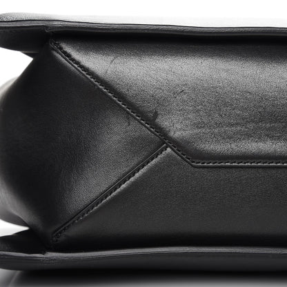 Celine Supple Natural Calfskin Medium Tri-Fold Bag Black 12 of 13