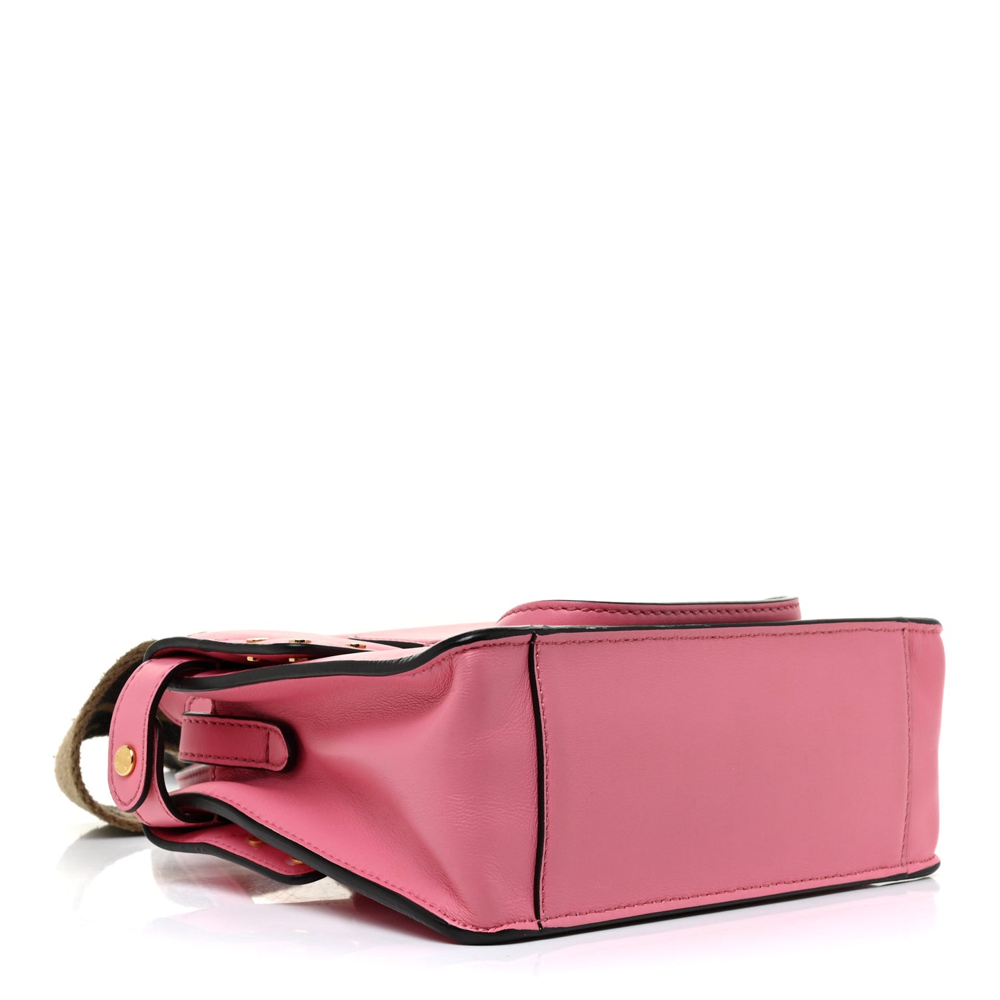 Vitello Grace Matte Small Flip Tote Pink