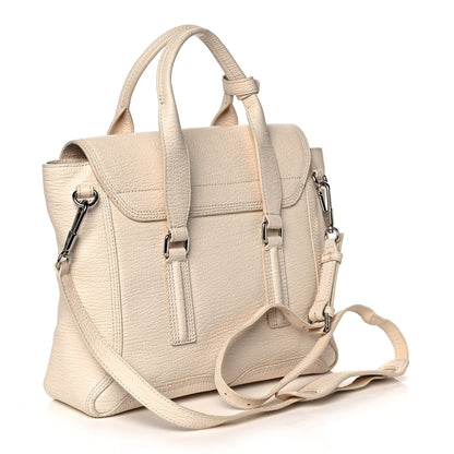 3.1 Phillip Lim Textured Calfskin Medium Pashli Satchel Milk 3 of 14