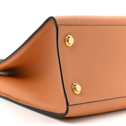 Louis Vuitton Taurillon City Steamer MM Black Camel 9 of 10