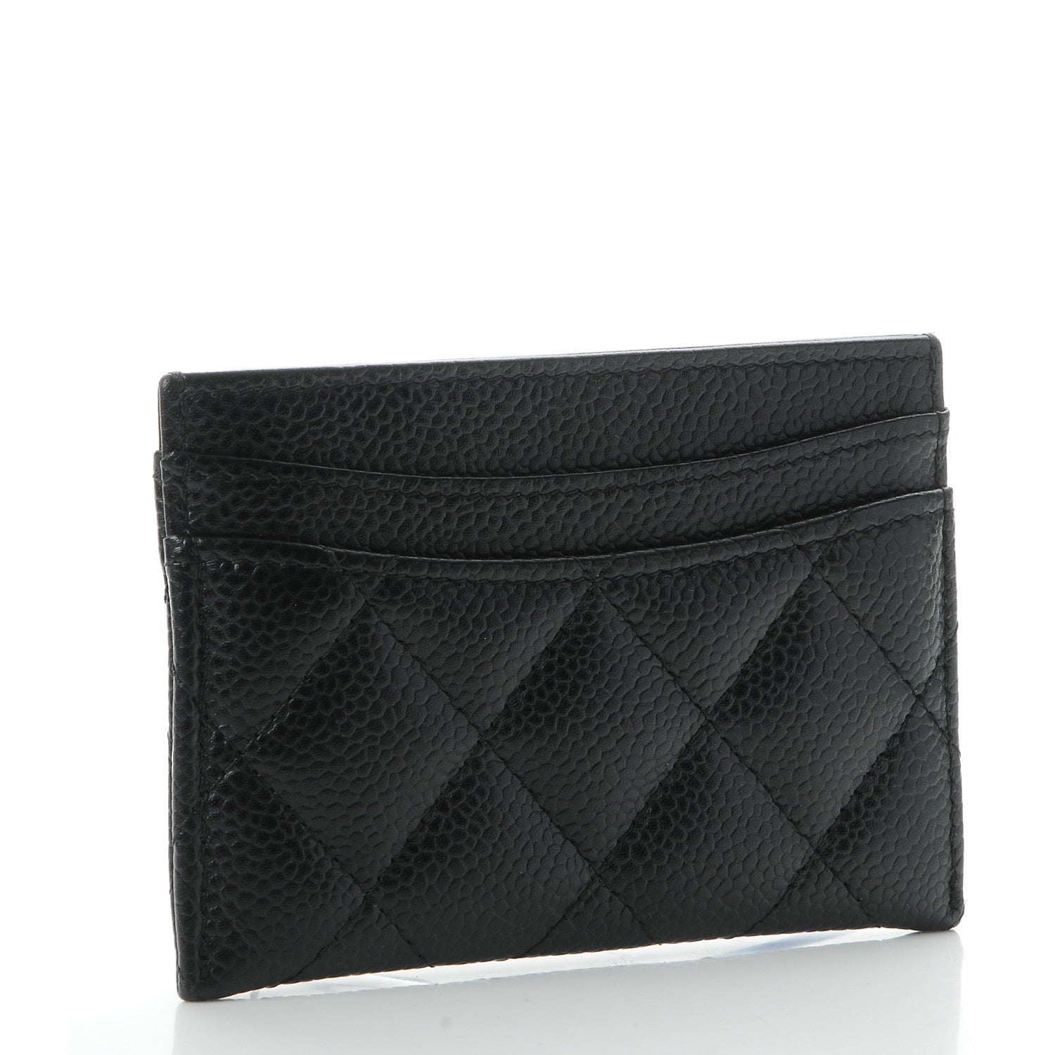 Chanel Caviar Quilted Card Holder Black 3 of 9