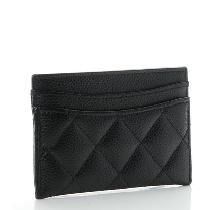 Chanel Caviar Quilted Card Holder Black 3 of 9