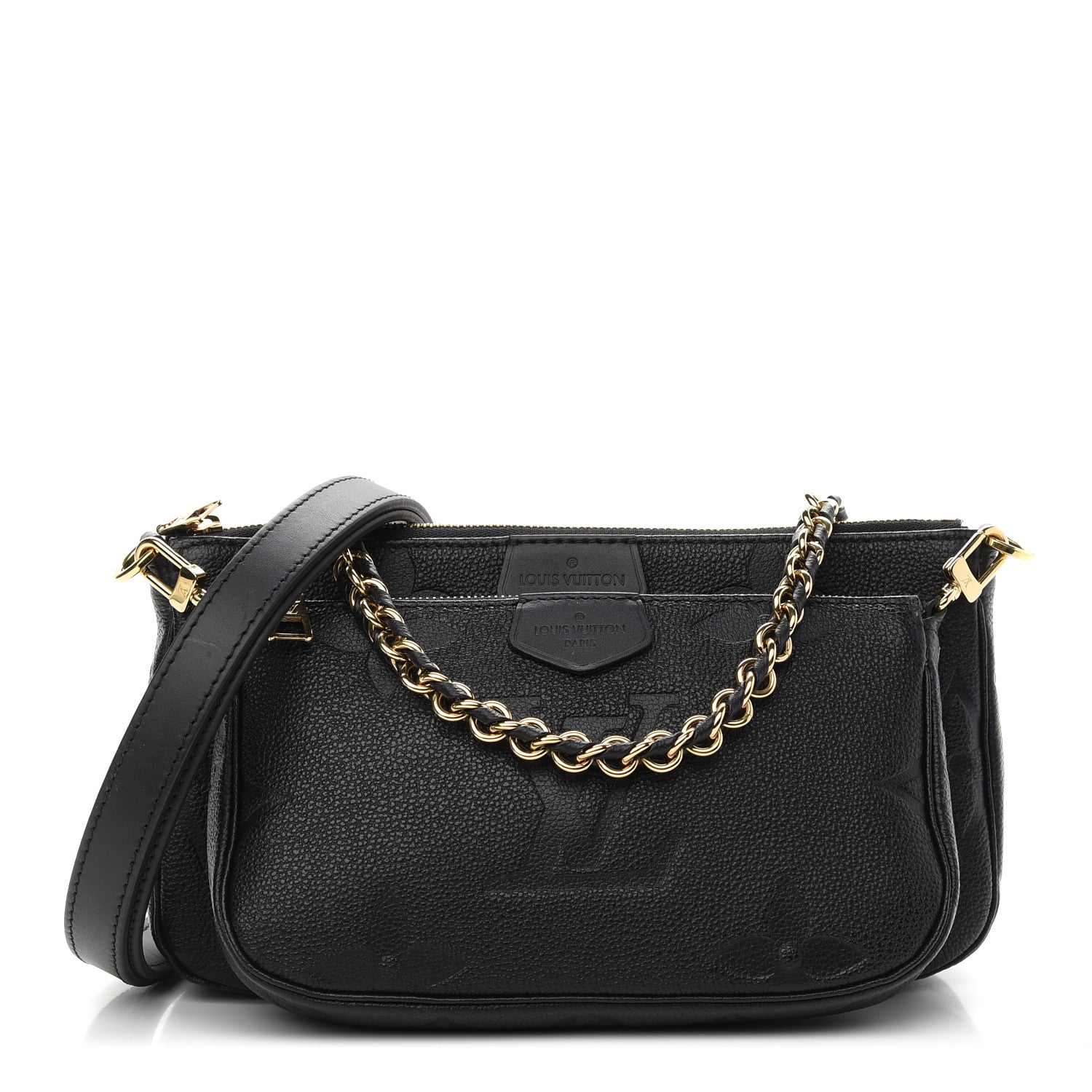 Louis Vuitton Empreinte Monogram Giant Multi Pochette Accessories Black 1 of 8