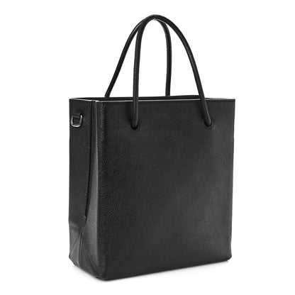 Balenciaga Calfskin Logo XXS Shopping Tote Black 3 of 8