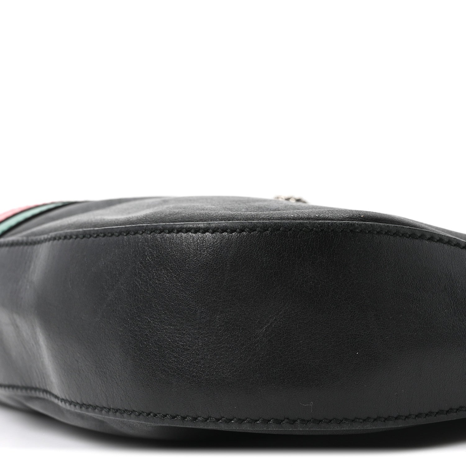 Gucci Calfskin Web Stripe Medium Dionysus Hobo Black 1849405