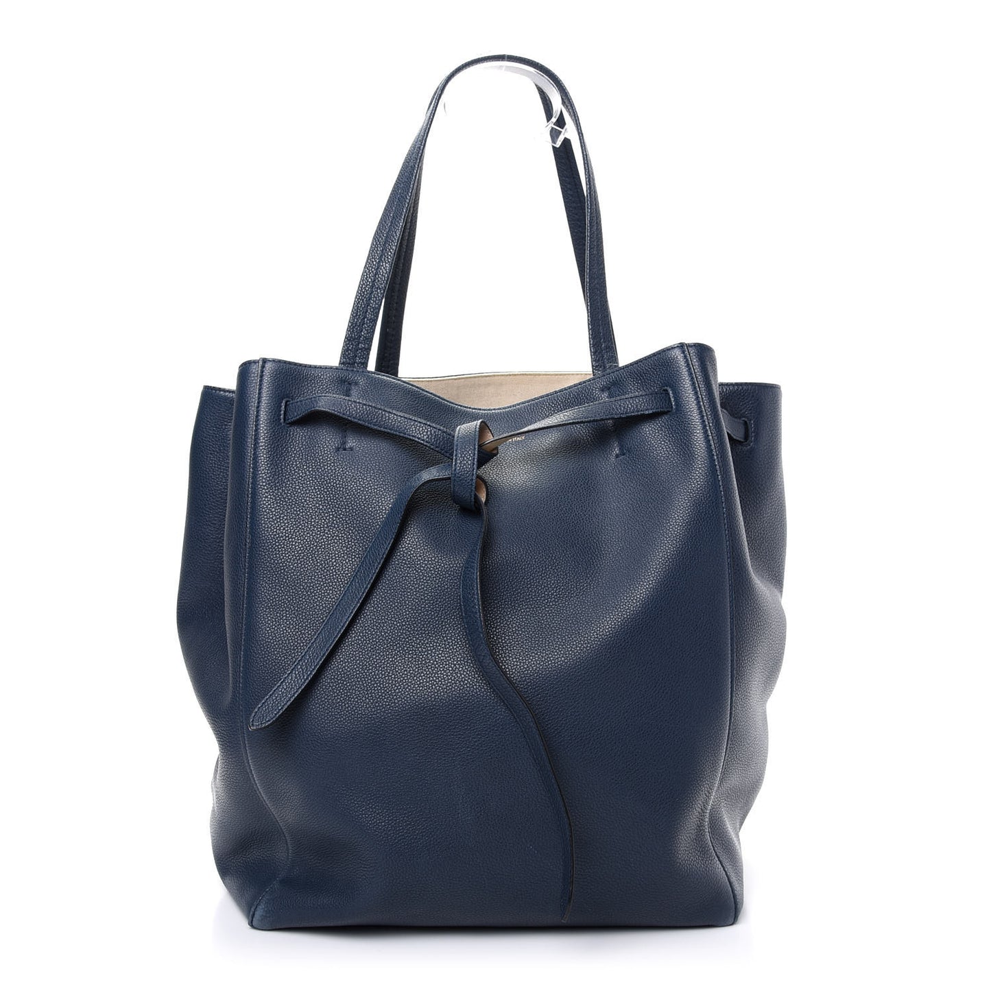 Soft Grained Calfskin Medium Cabas Phantom Slate