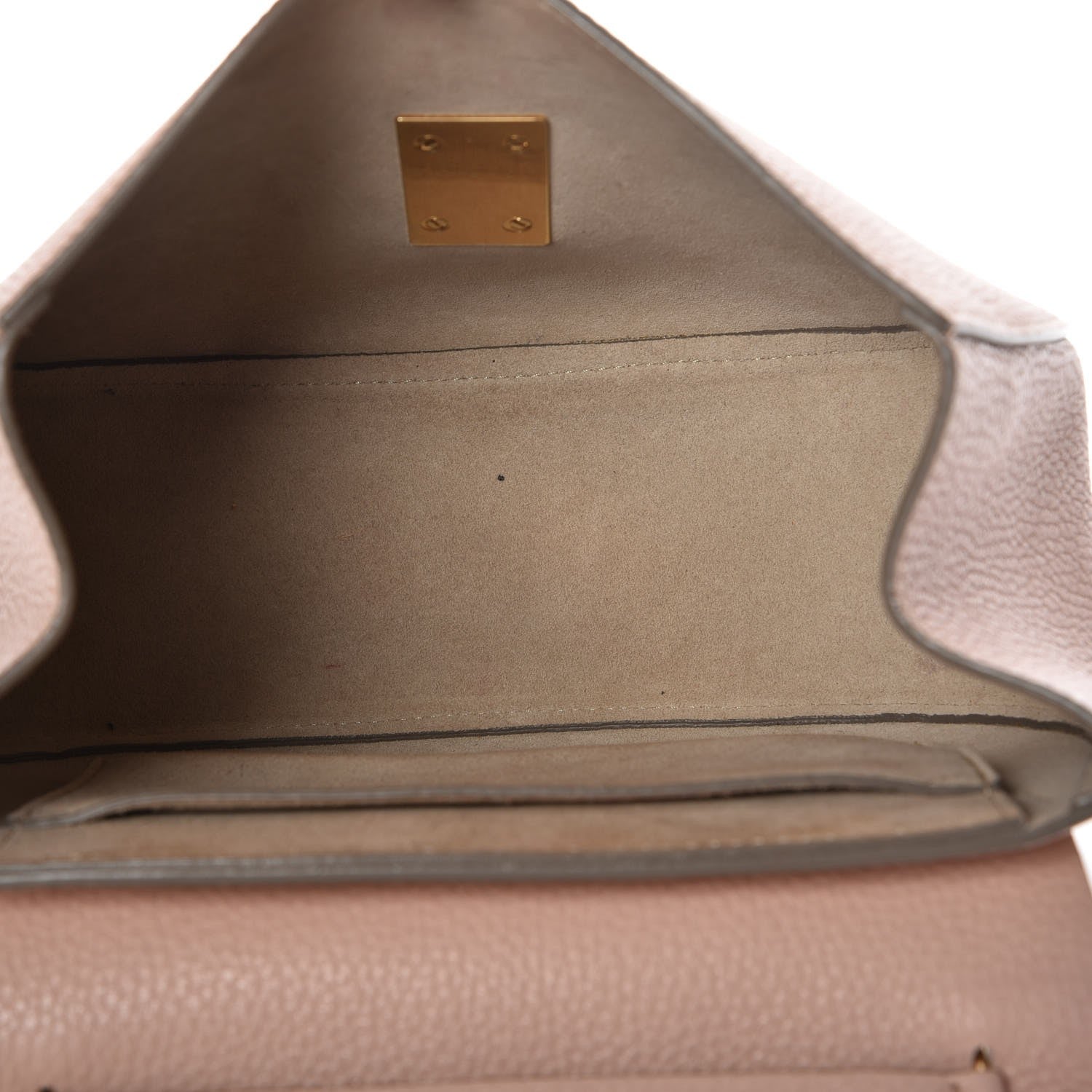 Chloe Grained Lambskin Drew Shoulder Bag Cement Pink 5 of 7