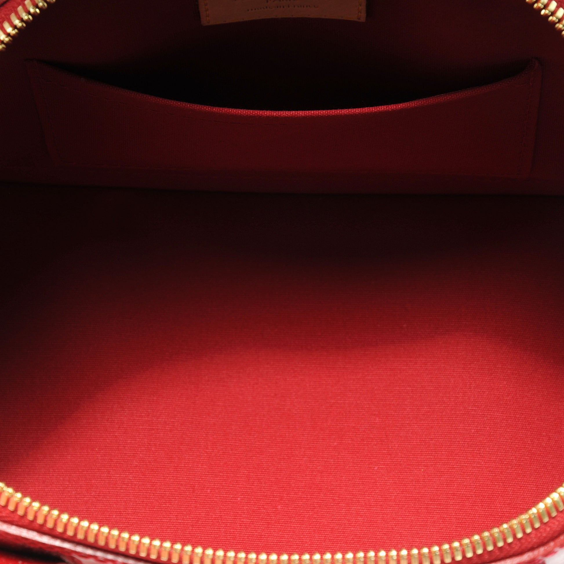 Louis Vuitton Vernis Rayures Alma BB Pomme D'Amour 8 of 8