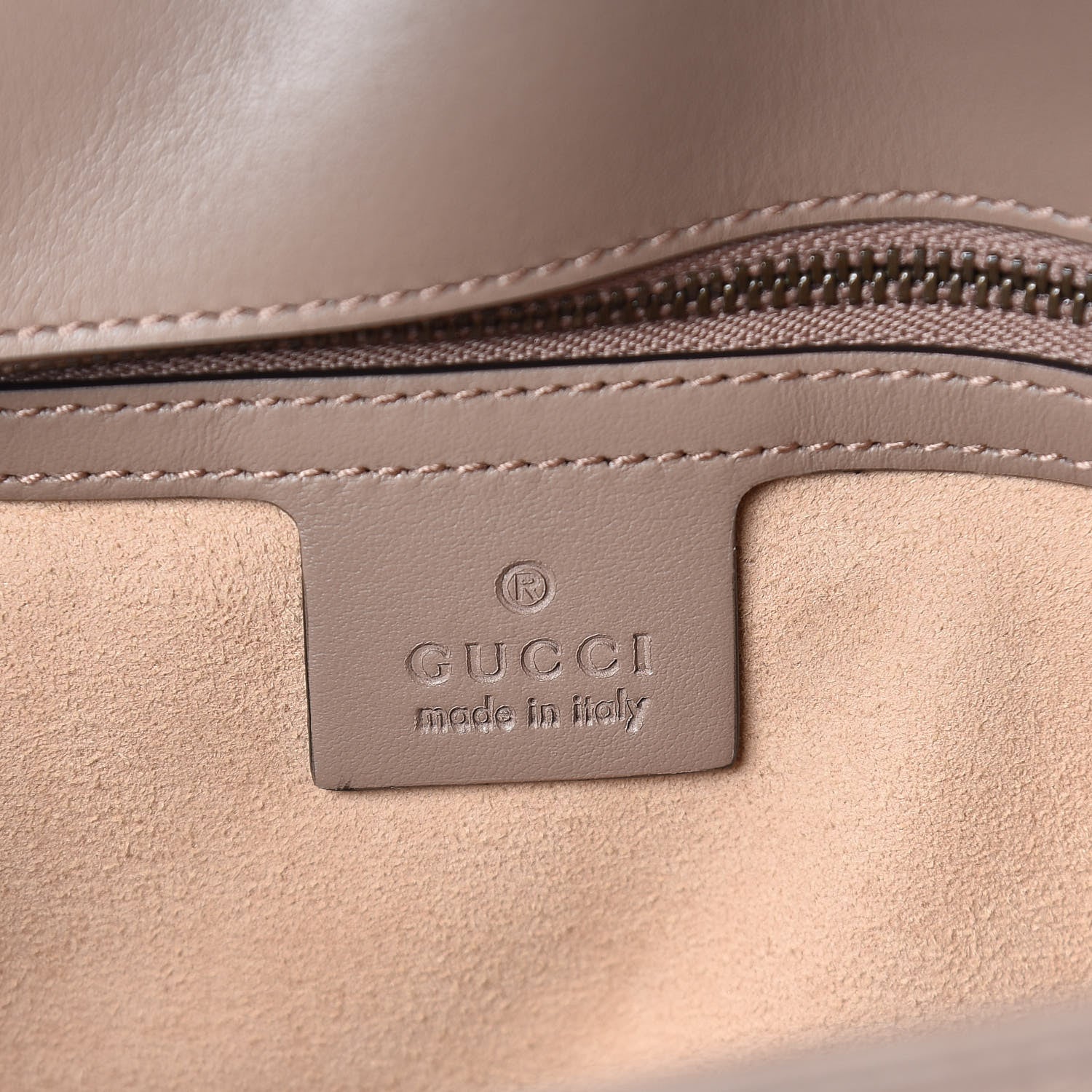 Gucci Calfskin Matelasse Small GG Marmont Shoulder Bag Porcelain Rose 6 of 9
