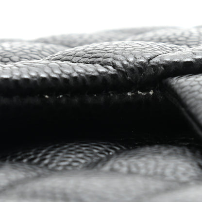 Chanel Caviar Quilted Flap Clutch Black 9 of 10