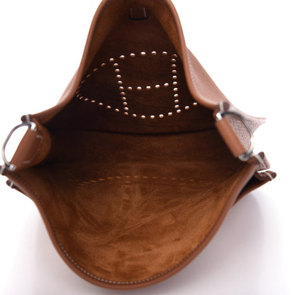 Hermes Taurillon Clemence Evelyne III PM Gold 5 of 9