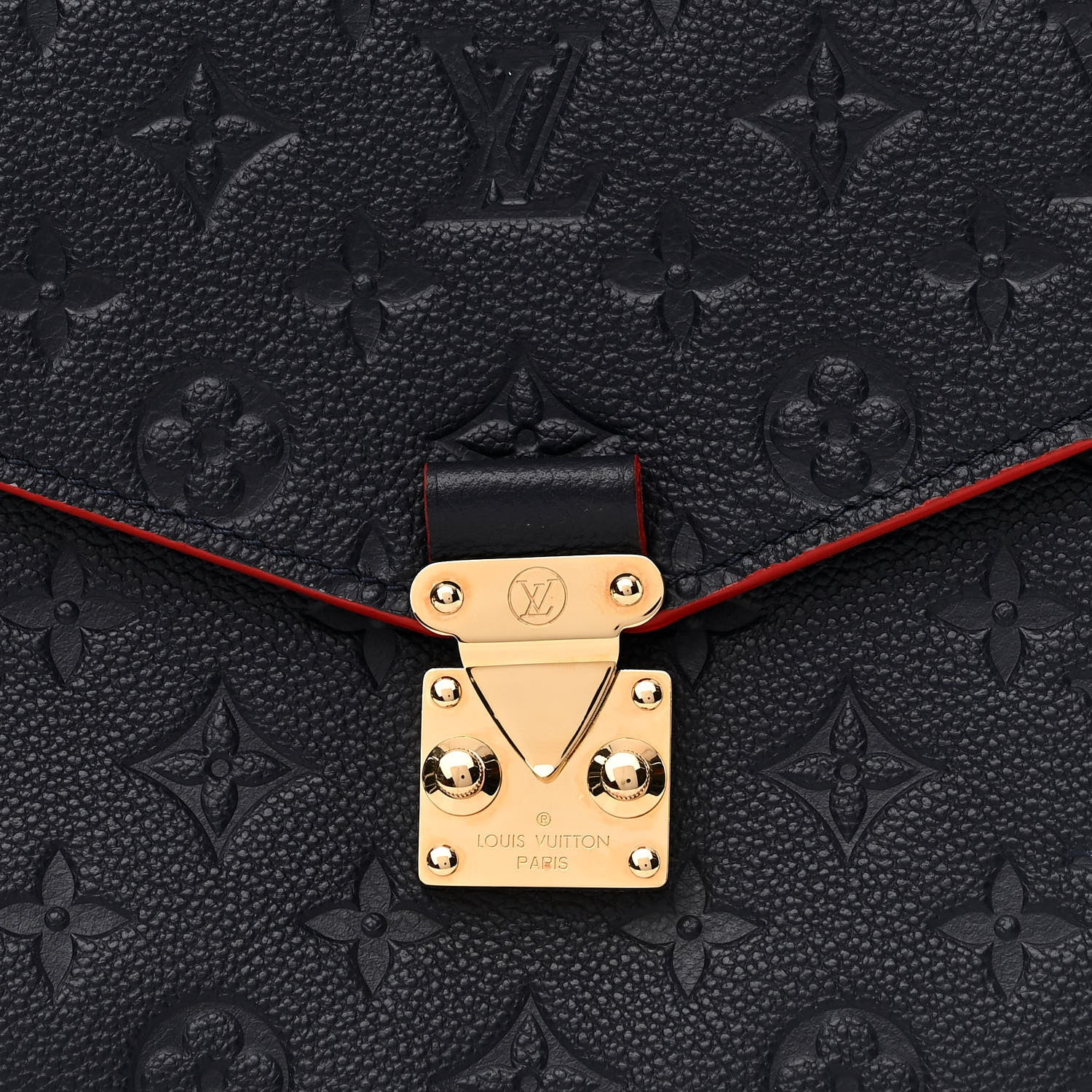 Louis Vuitton Empreinte Pochette Metis Marine Rouge 9 of 12