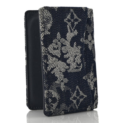 Louis Vuitton Monogram Tapestry Pocket Organizer Bleu 3 of 6