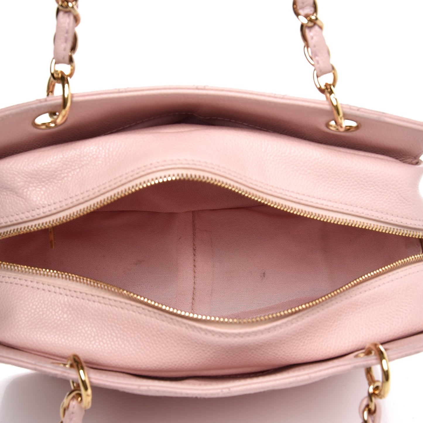 Caviar Quilted Petit Timeless Shopping Tote PTT Pink