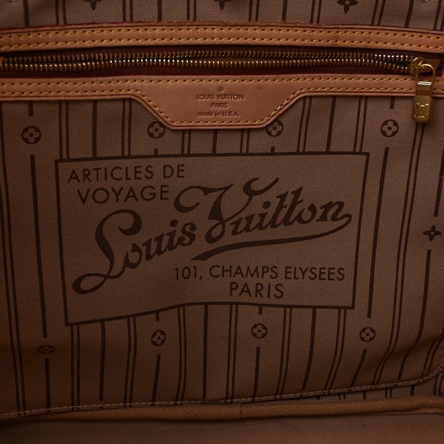 Louis Vuitton Monogram Neverfull MM 9 of 10