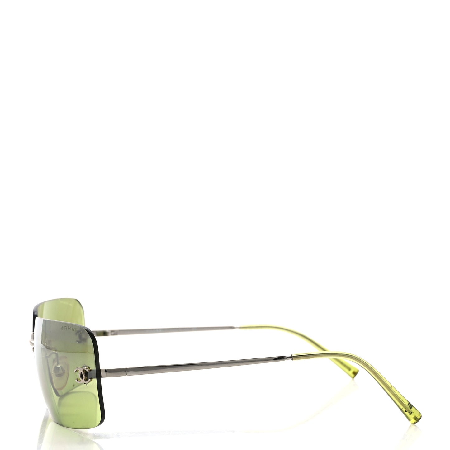Crystal CC Logo Sunglasses 4017-D Green