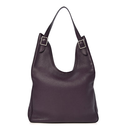 Hermes Taurillon Clemence Massai Cut 32 Raisin 1 of 9