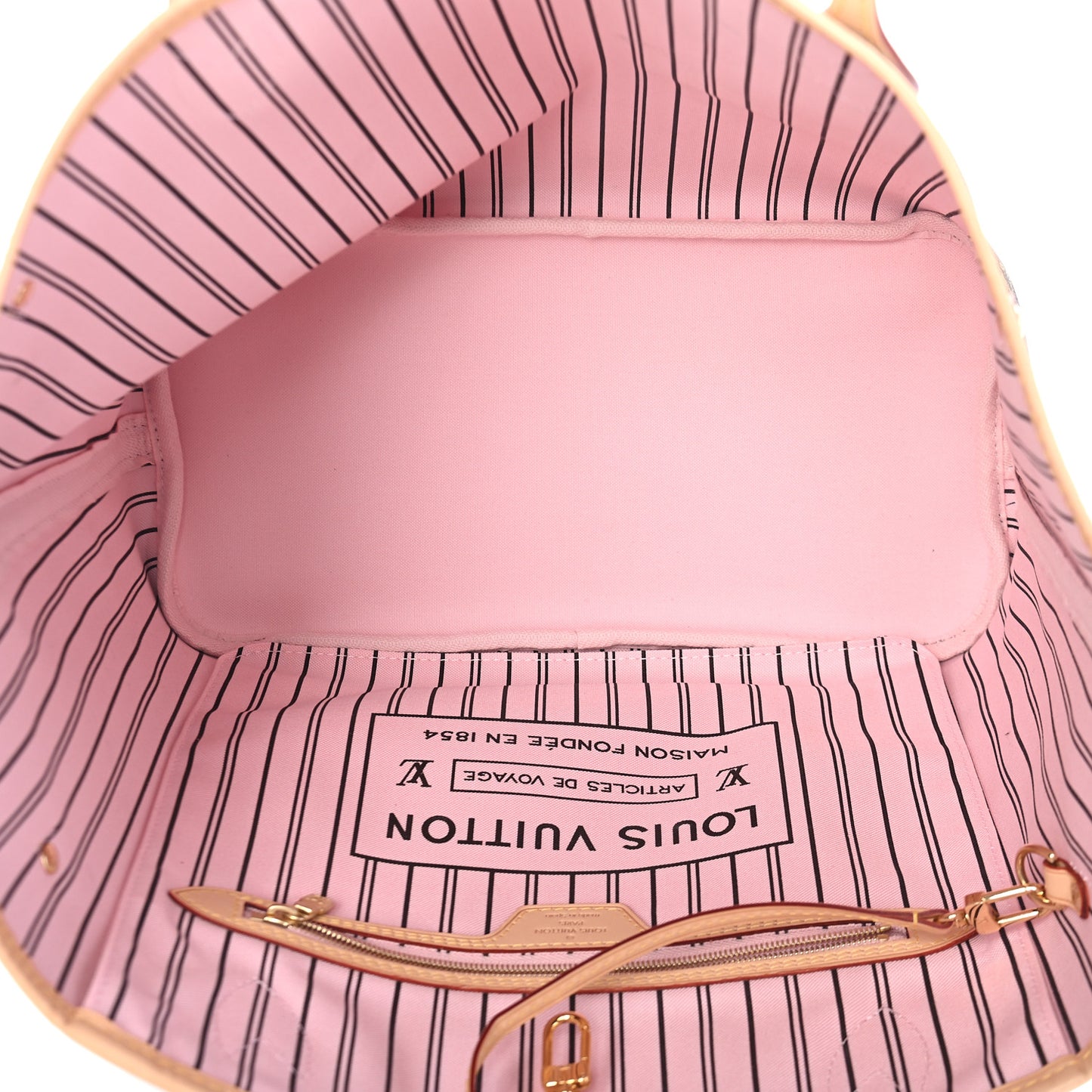 Monogram Neo Neverfull MM Rose Ballerine