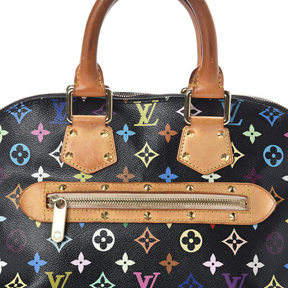 Louis Vuitton Monogram Multicolor Alma Black 6 of 8