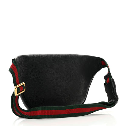 Gucci Grained Calfskin Small Logo Belt Bag Black 3 of 14