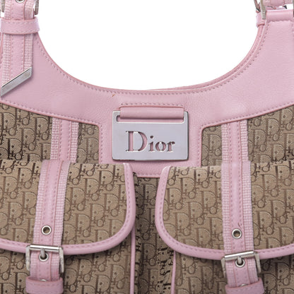 Christian Dior Monogram Tote Pink Beige 10 of 12