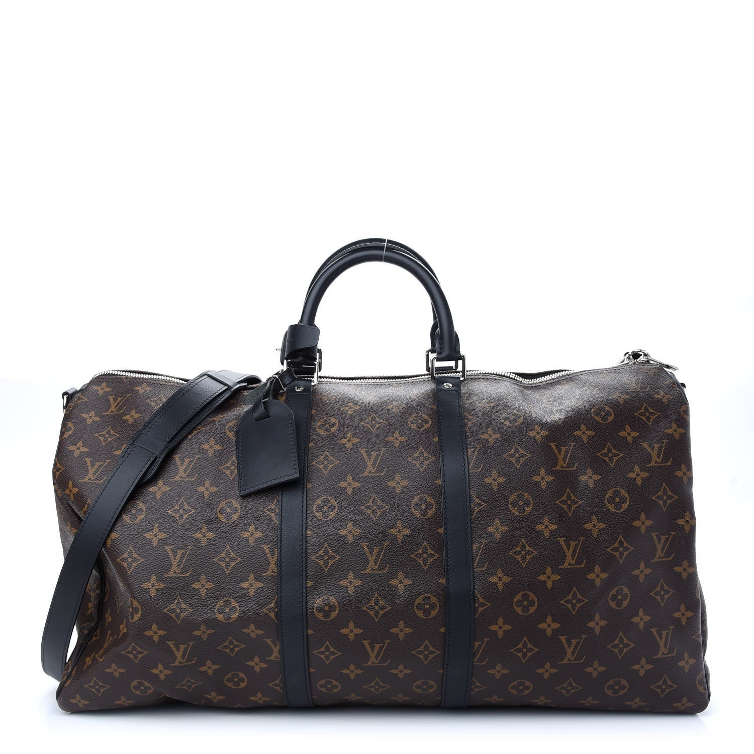 Louis Vuitton Monogram Macassar Keepall Bandouliere 55 1 of 7