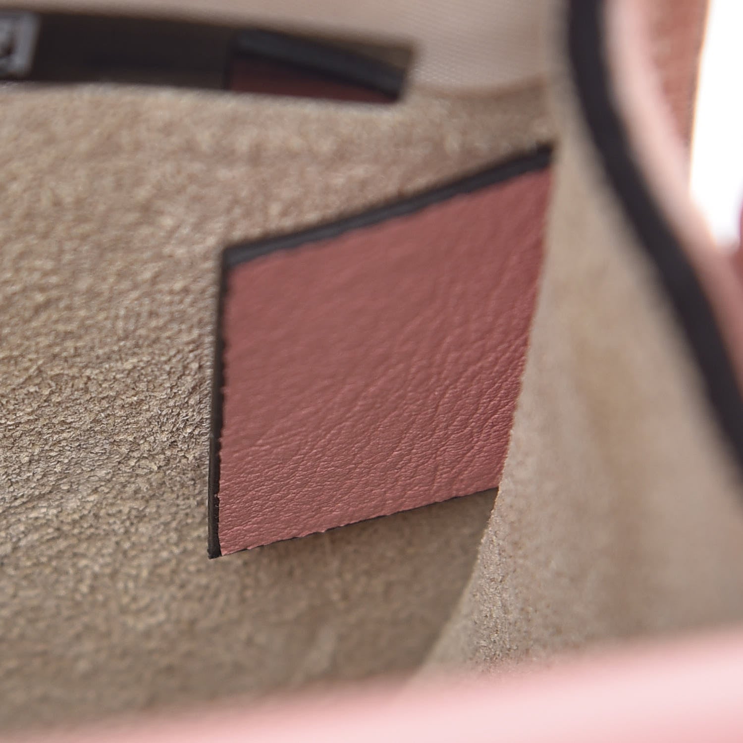 Chloe Calfskin Suede Small Nile Bracelet Bag Washed Pink 9 of 9