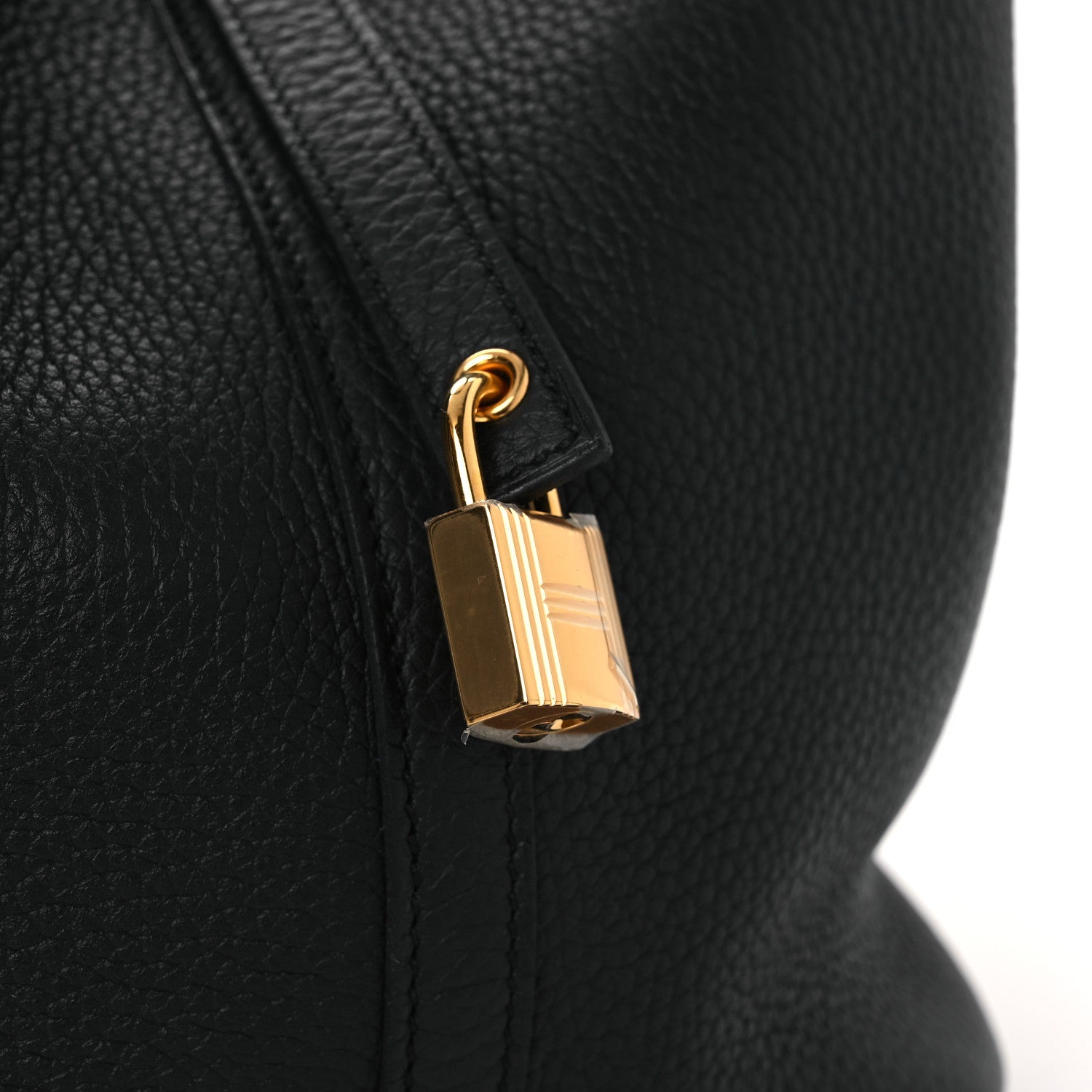 Hermes Taurillon Clemence Picotin Lock 22 MM Black 11 of 11