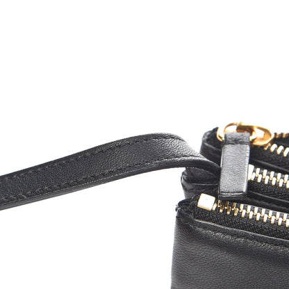 Celine Lambskin Small Trio Crossbody Bag Black 11 of 12