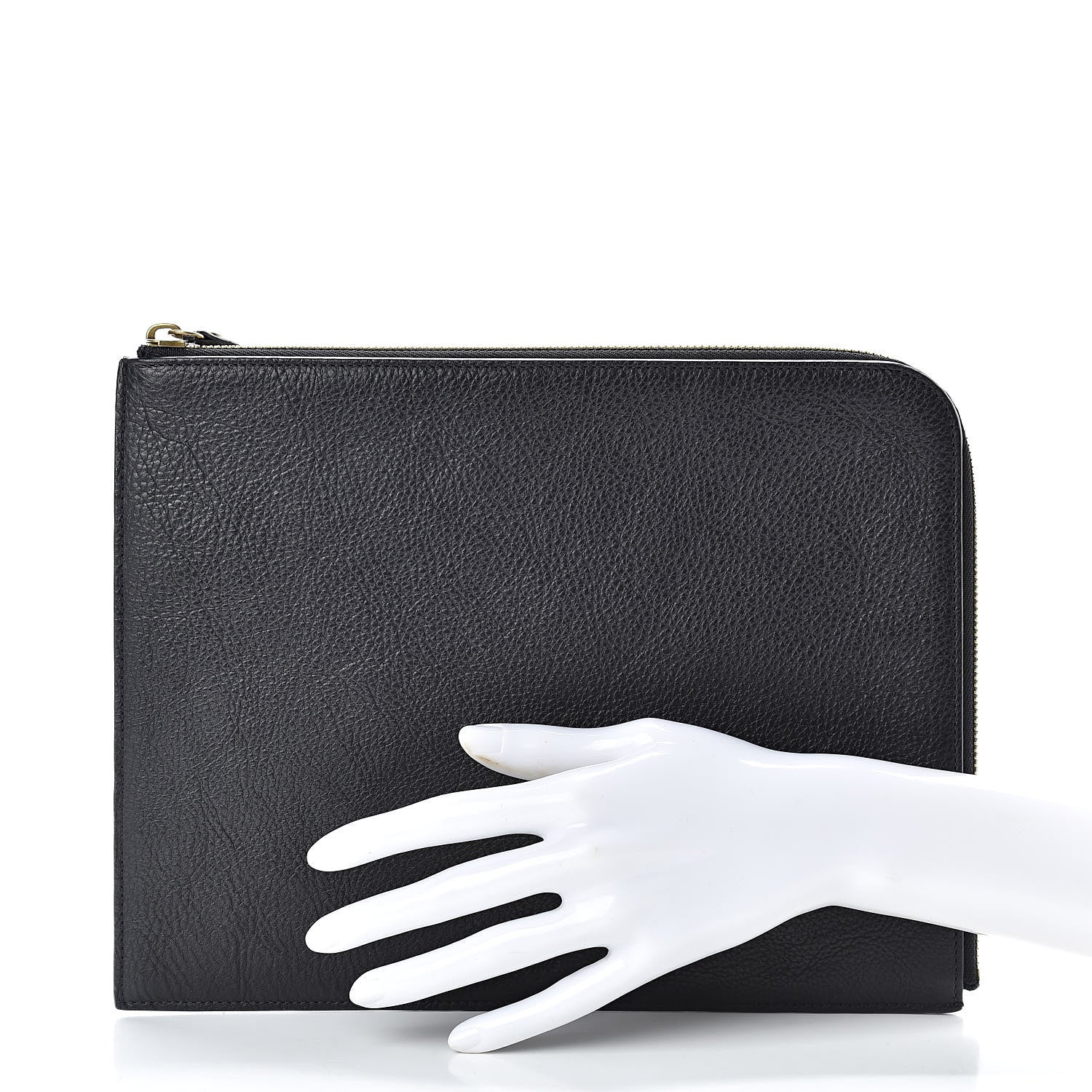 Mulberry Natural Leather Pouch Black 2 of 7