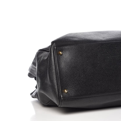 Chanel Caviar XL Weekender Bag Black 10 of 12