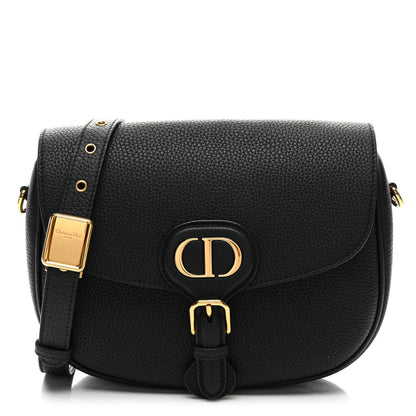Christian Dior Grained Calfskin Medium Bobby Flap Black 1 of 10