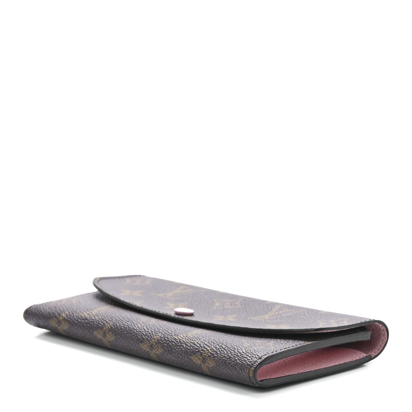 Monogram Emilie Wallet Rose Ballerine