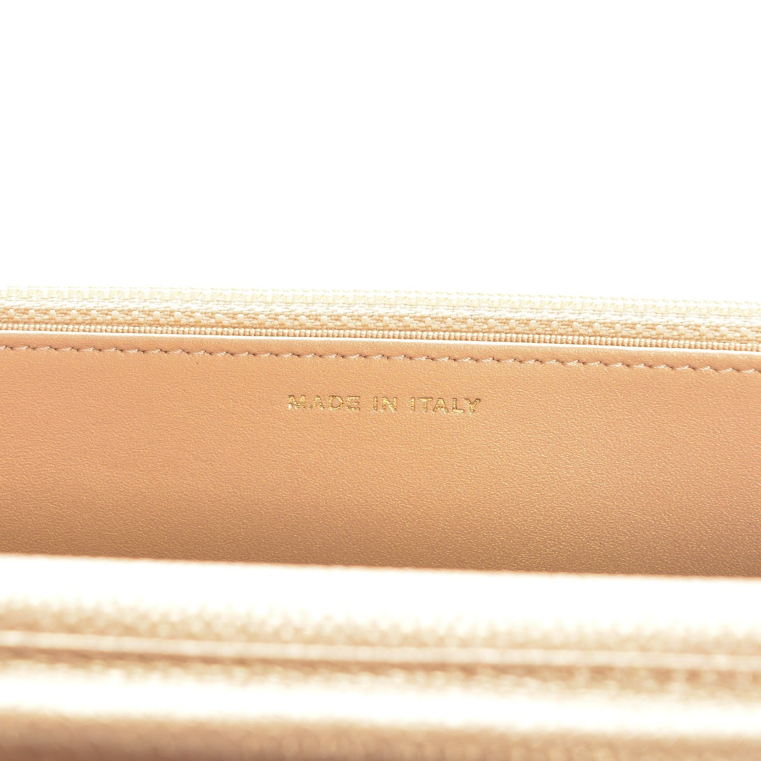 Chanel Pearly Caviar Quilted Wallet On Chain WOC Gold 7 of 8