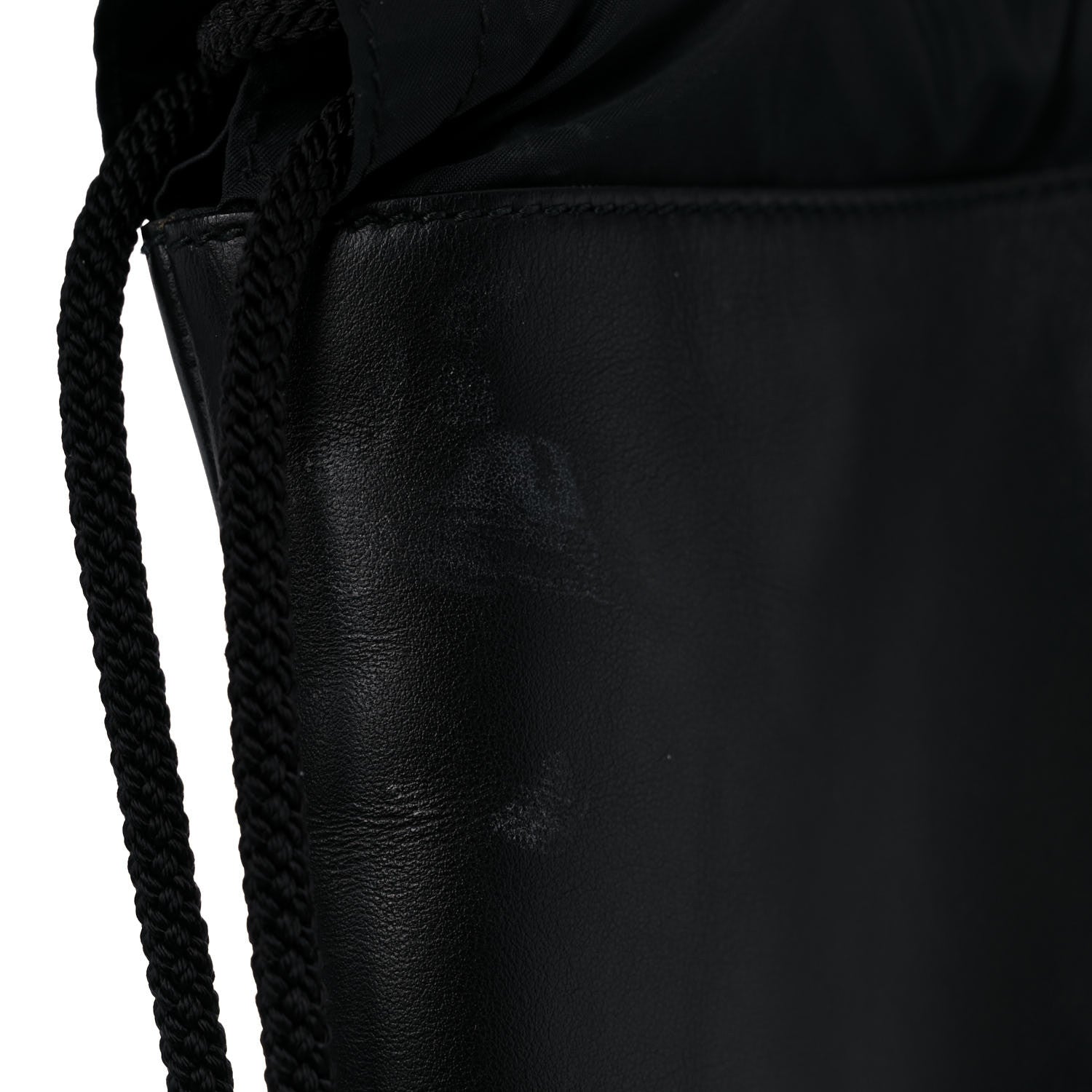 Gucci Calfskin Small GucciGhost Drawstring Backpack Black 15 of 16