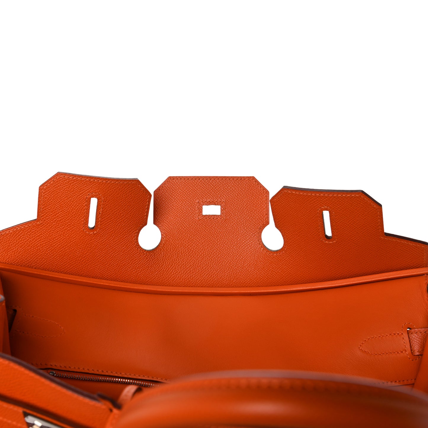 Epsom Birkin 35 Orange