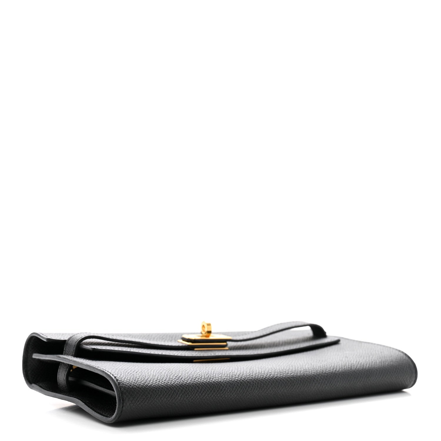 Hermes Epsom Kelly Wallet To Go Black 4 of 15