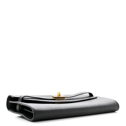 Hermes Epsom Kelly Wallet To Go Black 4 of 15