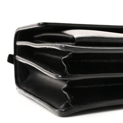 Saint Laurent Calfskin Medium Monogram Monochrome Sunset Black 8 of 10