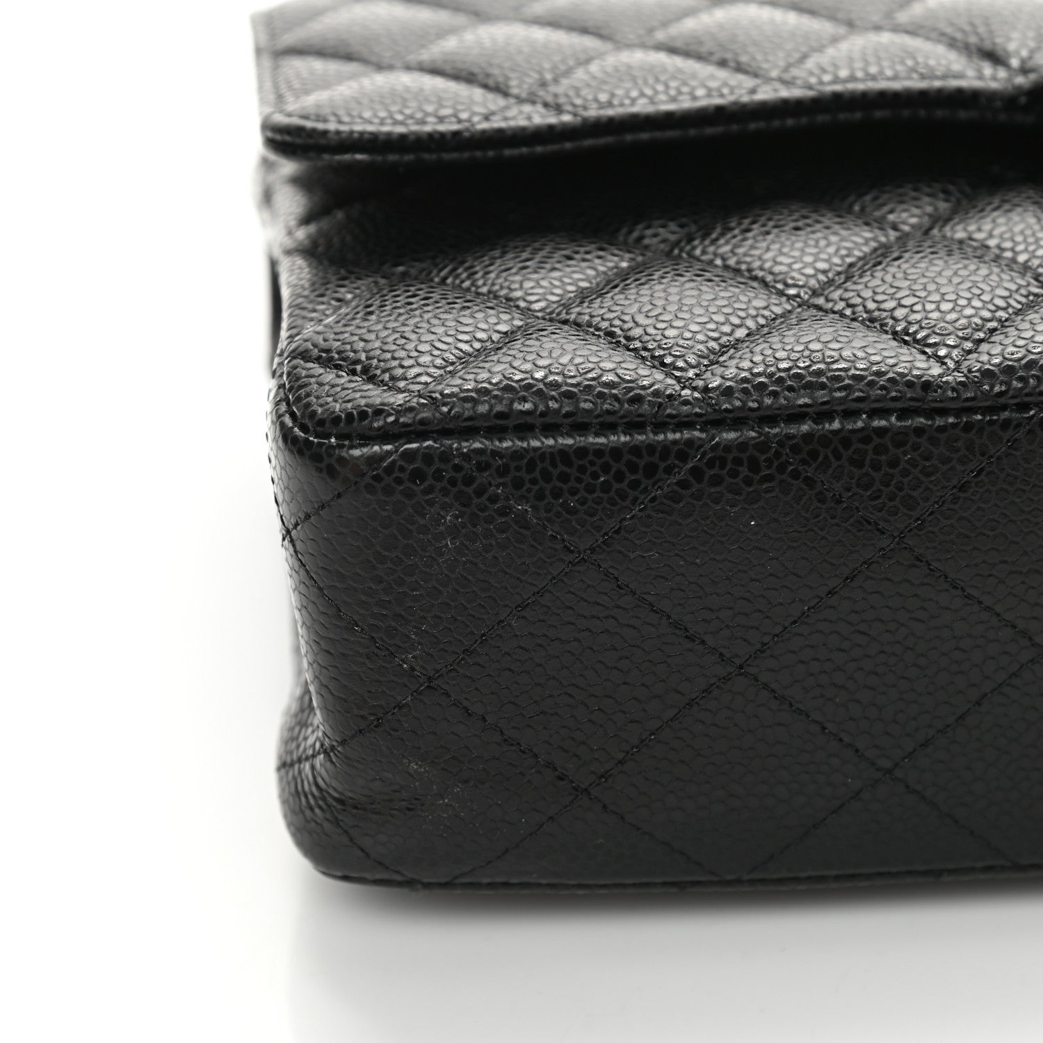 Chanel Caviar Quilted Medium Double Flap Black 14 of 15